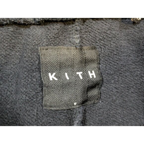 Kith Men's Small Sweatpants  Black Drawstring Jogger Cotton Lounge - Picture 2 of 12